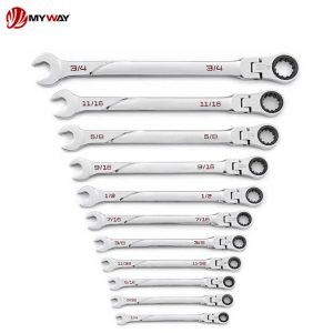 Flexible Ratcheting Combination Wrench Set